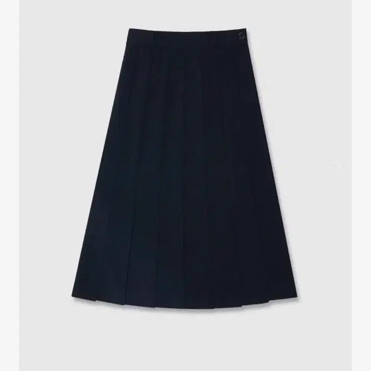 [BUNJANG] Urbanic30 Well Pleat Skirt Navy S / 얼바닉30 웰 플리트 스커트 네이비 s