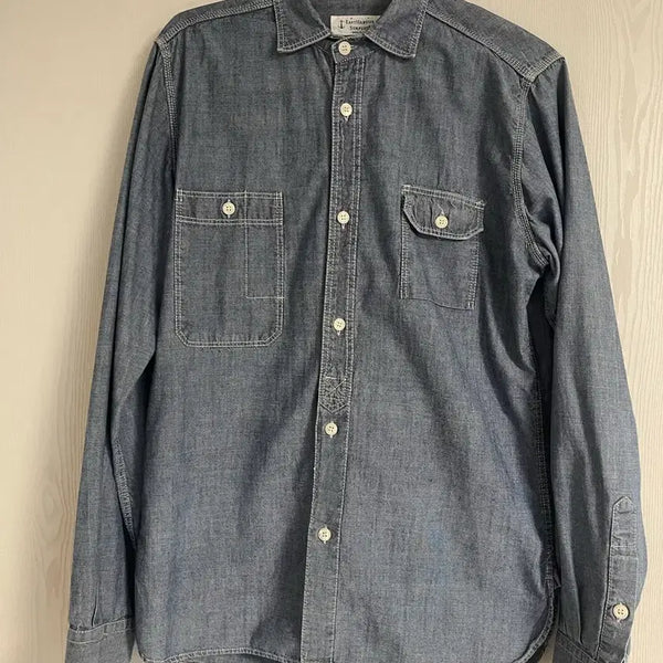 [BUNJANG] East Harbour Surplus Chambray Shirt S / 이스트 하버 서플러스 샴브레이 셔츠 S