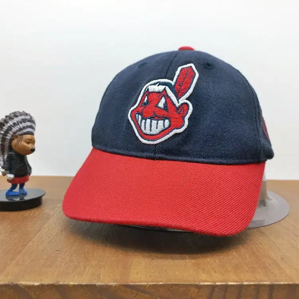 [BUNJANG] MLB Kids Cleveland Indians Baseball Cap Navy Red / MLB 키즈 야구모자 클리블랜드 인디언스 네이비 레드