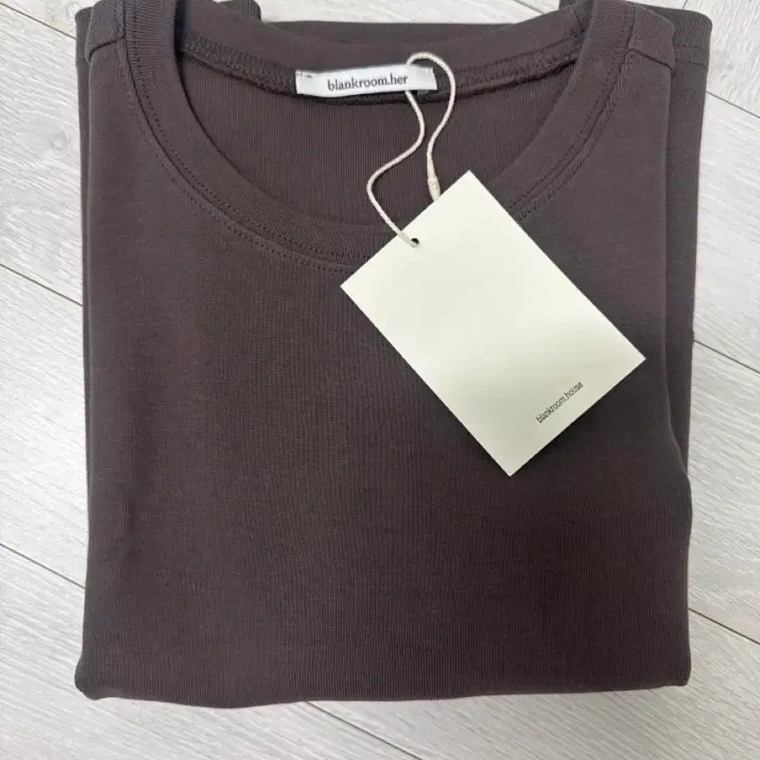 [BUNJANG] Blankroom Her Classic Top Brown / [새제품] 블랭크룸 her 클래식 탑 브라운