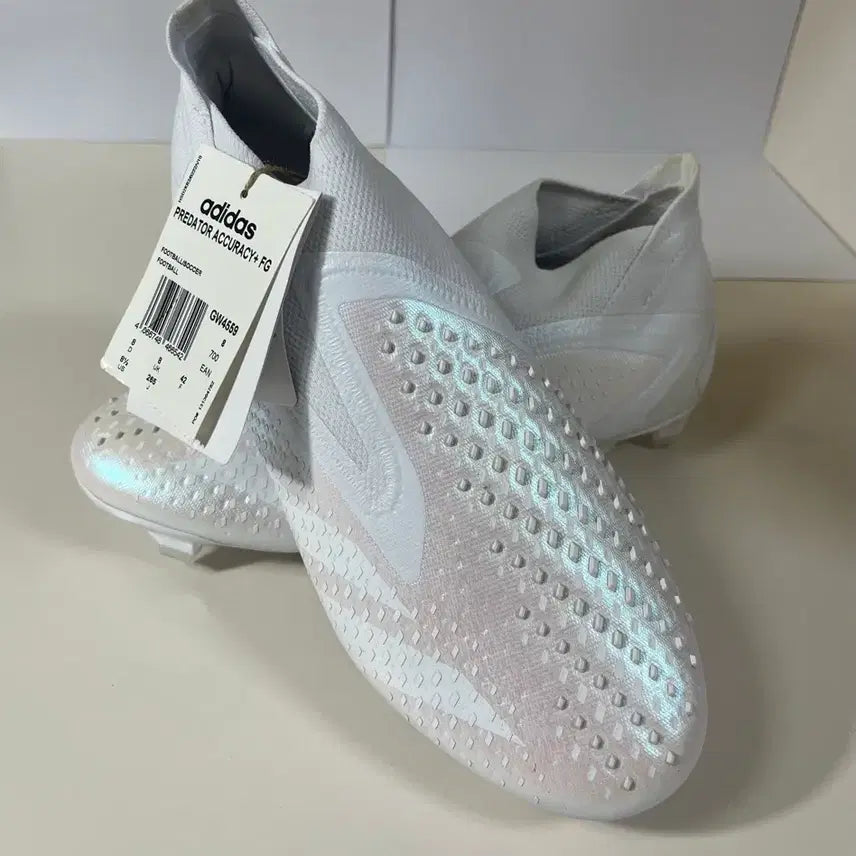 [BUNJANG] Adidas Predator Accuracy+ FG Soccer Cleats White 265 / [새상품] 아디다스 프레데터 애큐러시+FG 축구화 265