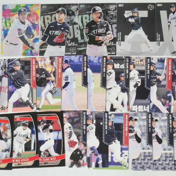 [BUNJANG] KT Wiz KBO Baseball Card Bundle - Go Young-pyo, Bae Jeong-dae / kbo 카드 케이티 위즈 일괄 홀로 알파벳 페러렐 고영표 배정대 kt