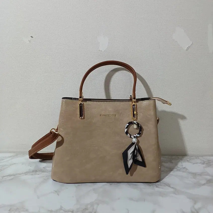 [BUNJANG] Beige Women's Crossbody Bag / 베이지 여성 크로스백 (26E193)