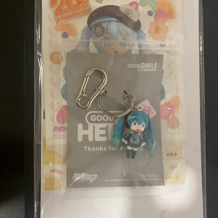 [BUNJANG] Good Smile Company Popup Limited Calendar Miku Keychain / 굿스마일 팝업 특전 달력 미쿠 키링