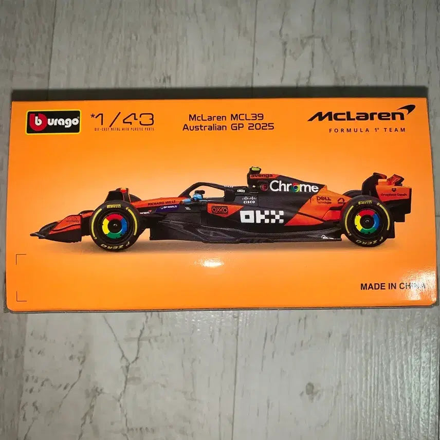 [BUNJANG] McLaren F1 2025 Piastri 1/43 Diecast Model / F1 맥라렌 25년식 1/43 피아스트리 다이캐스트