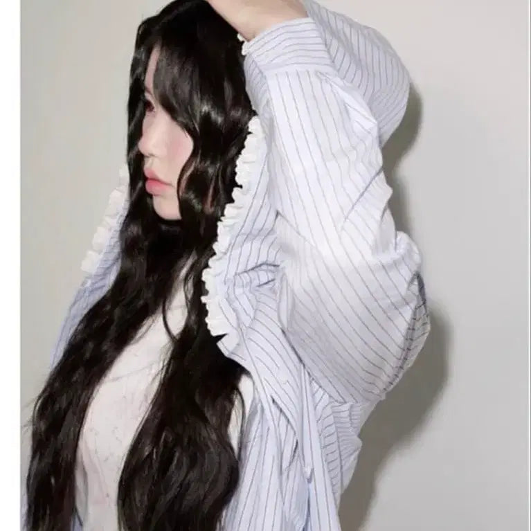 [BUNJANG] Omomo Sociu Blue Shirt / 오모모 셔츠 omomo sociu shirt blue