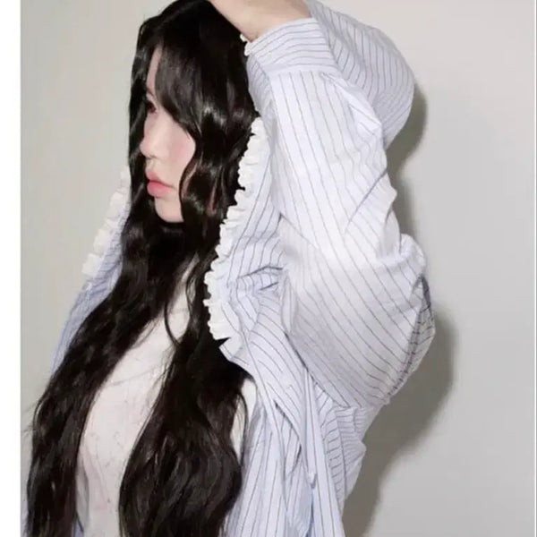 [BUNJANG] Omomo Sociu Blue Shirt / 오모모 셔츠 omomo sociu shirt blue