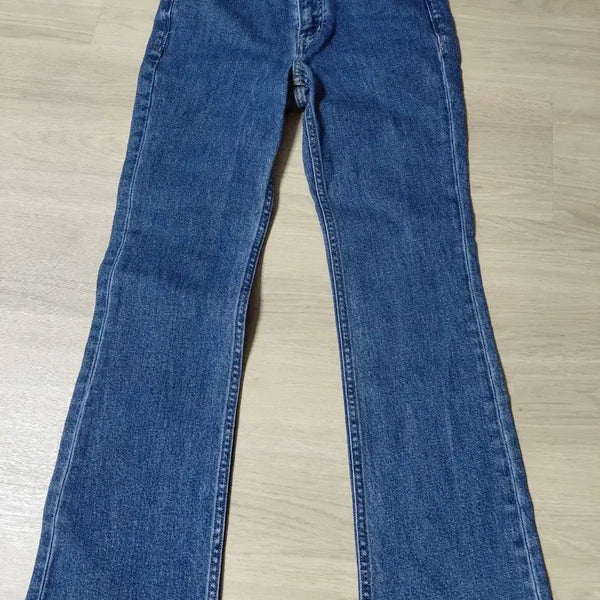 [BUNJANG] Calvin Klein Women's Blue Bootcut Jeans / 캘빈클라인 여성 부츠컷 청바지 블루