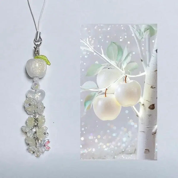 [BUNJANG] Golden Apple Charm / Bookmark / 금빛 사과 키링/책갈피