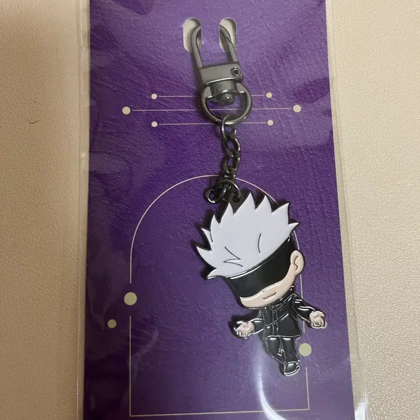 [BUNJANG] Jujutsu Kaisen Shibuya Incident Gojo Satoru Metal Keyring / 주술회전 시부야 사변 CGV 고죠 사토루 메탈 키링