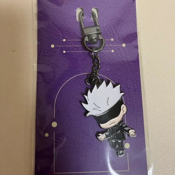 [BUNJANG] Jujutsu Kaisen Shibuya Incident Gojo Satoru Metal Keyring / 주술회전 시부야 사변 CGV 고죠 사토루 메탈 키링