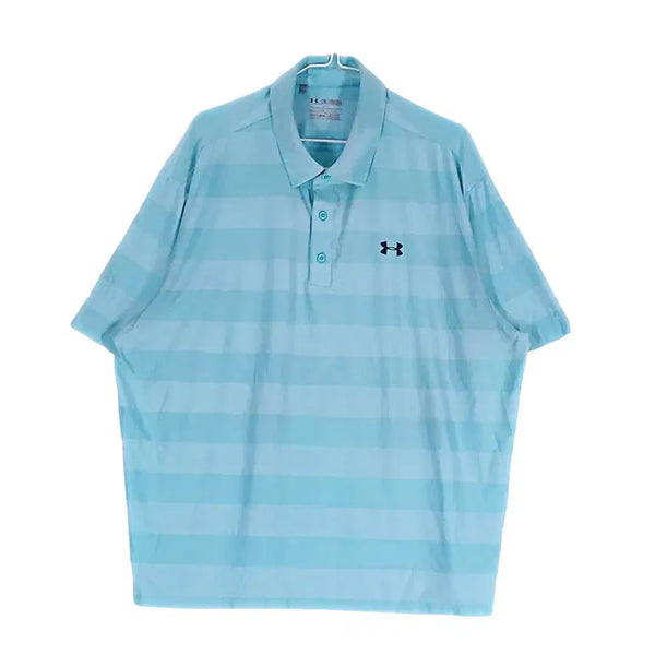 [BUNJANG] Under Armour Men's Loose Fit Short Sleeve Polo Shirt / 언더아머 남성 스포티한 루즈핏 반팔카라티 110 소라 00541