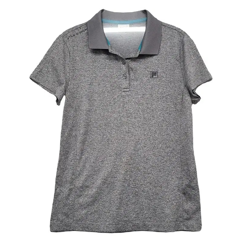 [BUNJANG] Fila Gray Short-Sleeve Polo Shirt 90 / 휠라 그레이 반팔 카라티 90