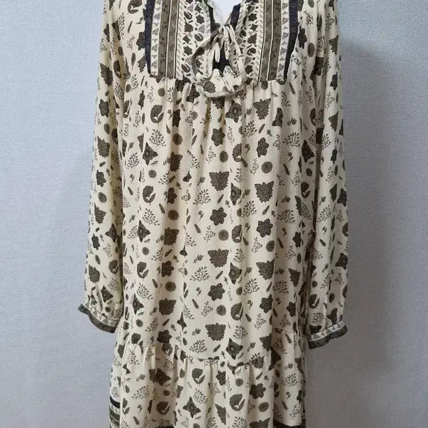 [BUNJANG] Thursday Pattern Long Dress / A-201 써쓰데이 패턴 롱 원피스