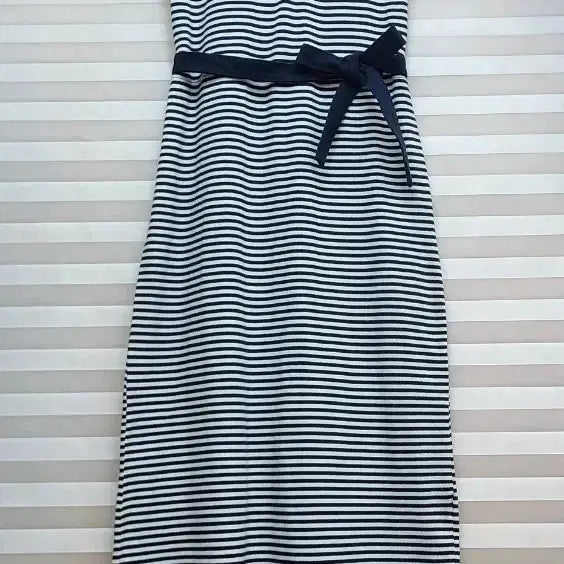 [BUNJANG] Tommy Hilfiger Striped Belted Long Dress / 타미힐피거> 스트라이프 벨티드 롱원피스