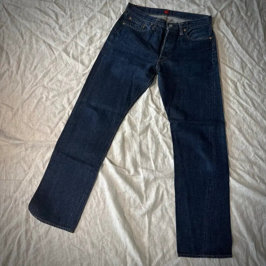 [BUNJANG] RESOLUTE 710 Denim Jeans (Hayashi Autographed) / 레졸루트 710 데님 33 (하야시 친필사인)