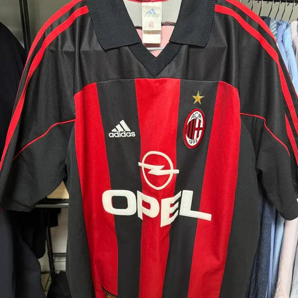 [BUNJANG] Adidas AC Milan 2000-2001 Home Jersey L / 아디다스) 00-01 AC밀란 홈 유니폼 L