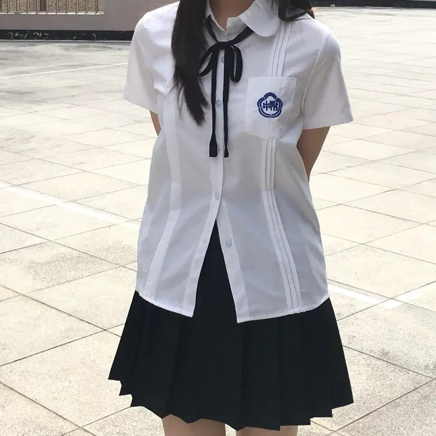 [BUNJANG] Taiwanese School Uniform Set (S Size) / 졸사 졸업사진 대만교복 세트 판매