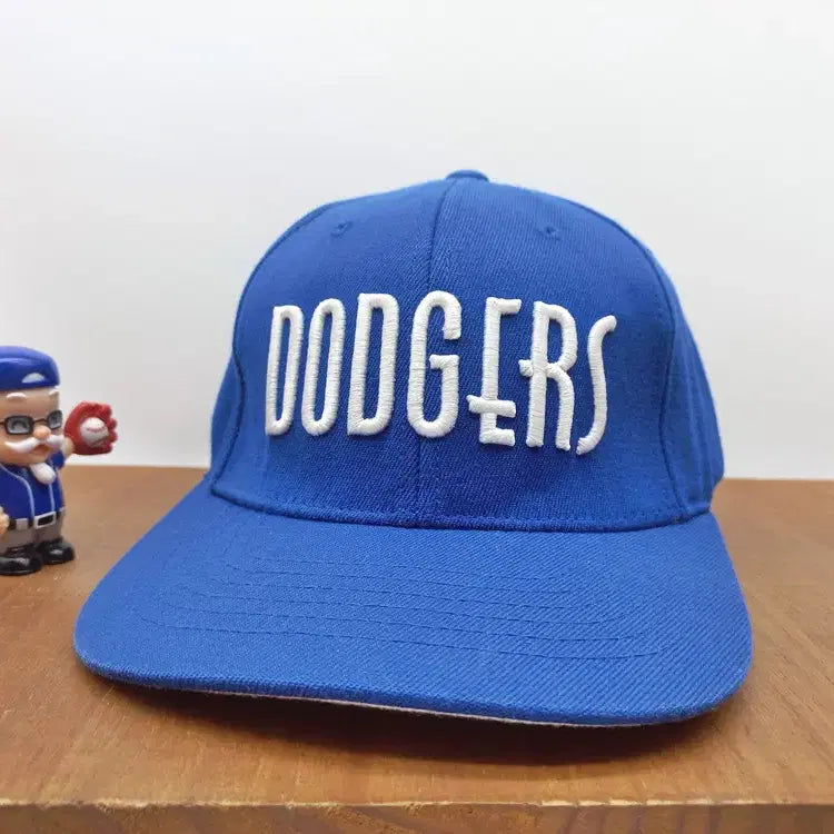 [BUNJANG] MLB LA Dodgers Blue Big Size Snapback Baseball Cap / MLB 빅사이즈 스냅백 야구볼캡 LA다저스 블루