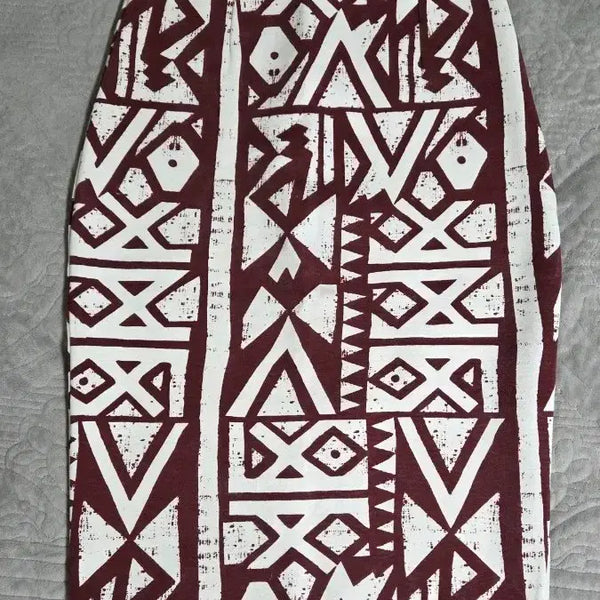 [BUNJANG] Patterned Pencil Skirt / 패턴 펜슬 스커트