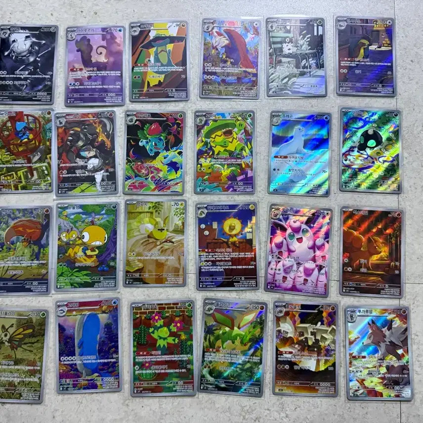 [BUNJANG] Pokemon AR Cards (24 Cards) / 포켓몬카드ar24장