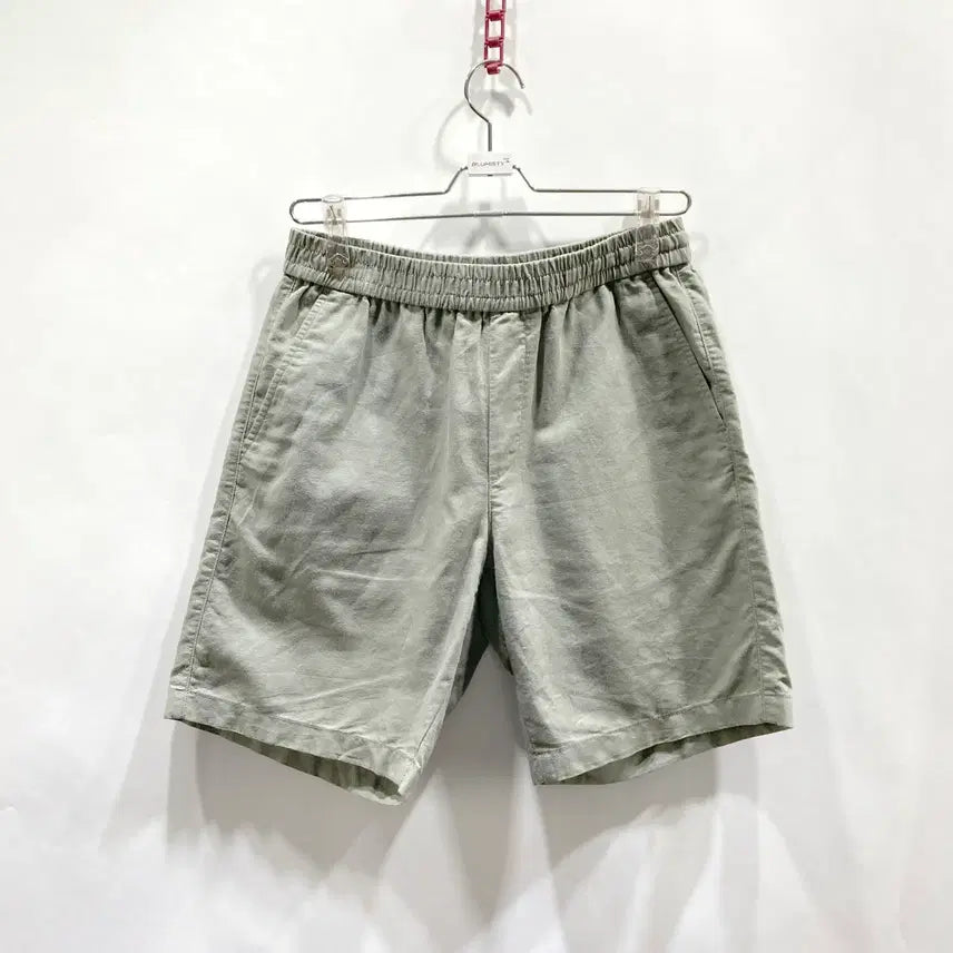 [BUNJANG] Musinsa Men's Linen Shorts Khaki Size 30 / 무신사 남성 린넨반바지 카키 30 영구제 중고장터