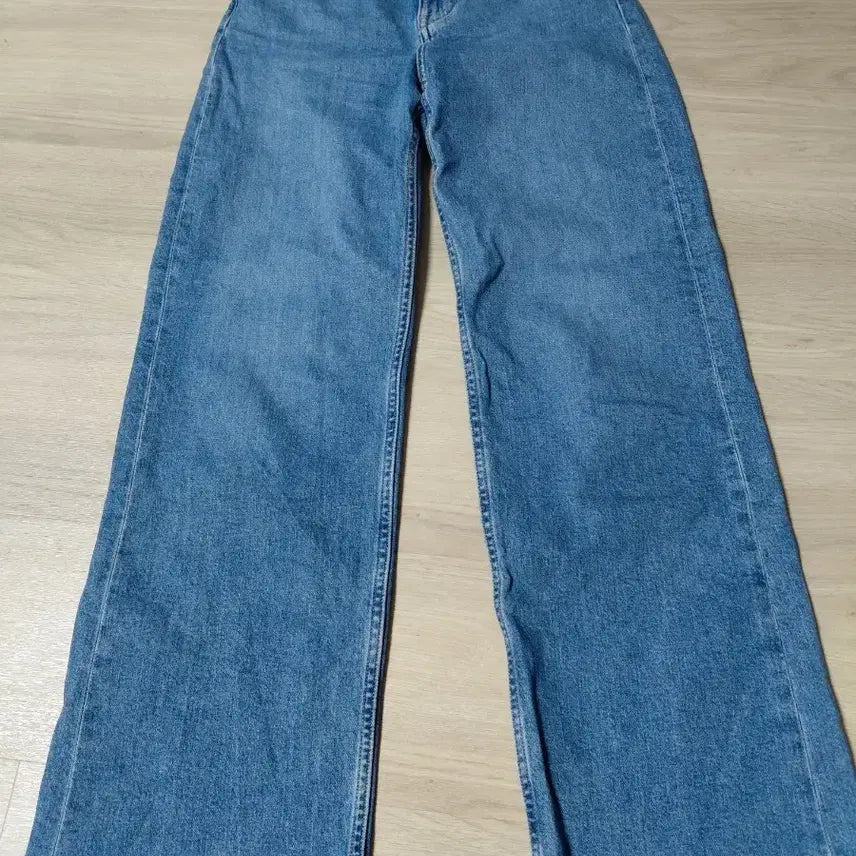 [BUNJANG] Calvin Klein High-Rise Wide Leg Denim Pants / 캘빈클라인 와이드 팬츠 데님