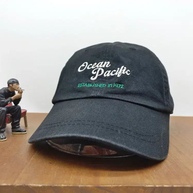 [BUNJANG] Ocean Pacific Daily Baseball Cap Black / 오션퍼시픽 데일리 볼캡 모자 블랙