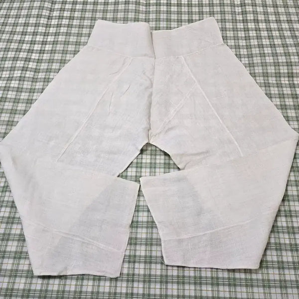 [BUNJANG] Hemp Traditional Pants / 43ㅡ삼베 전통 바지  허리선부터  기장 ㅡ98