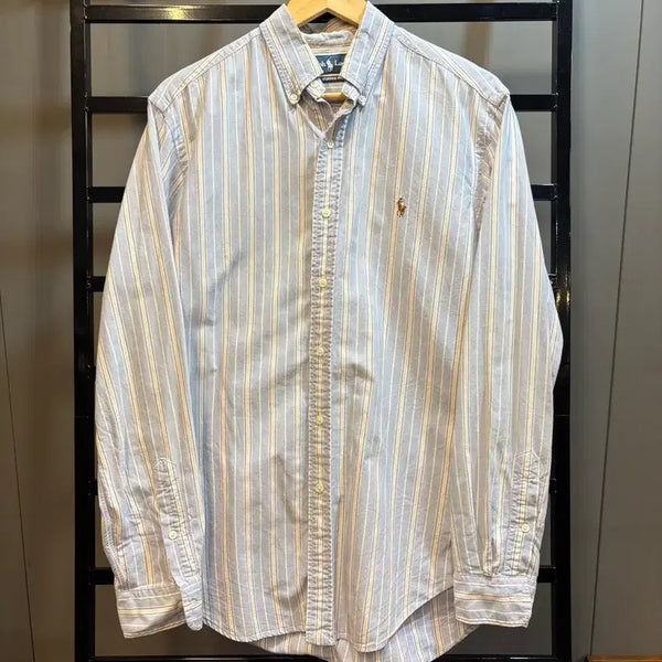[BUNJANG] Polo Ralph Lauren Striped Oxford Shirt Classic Fit / [M] 폴로 랄프로렌 Ralph Lauren 스트라이프 옥스포드 셔츠 클