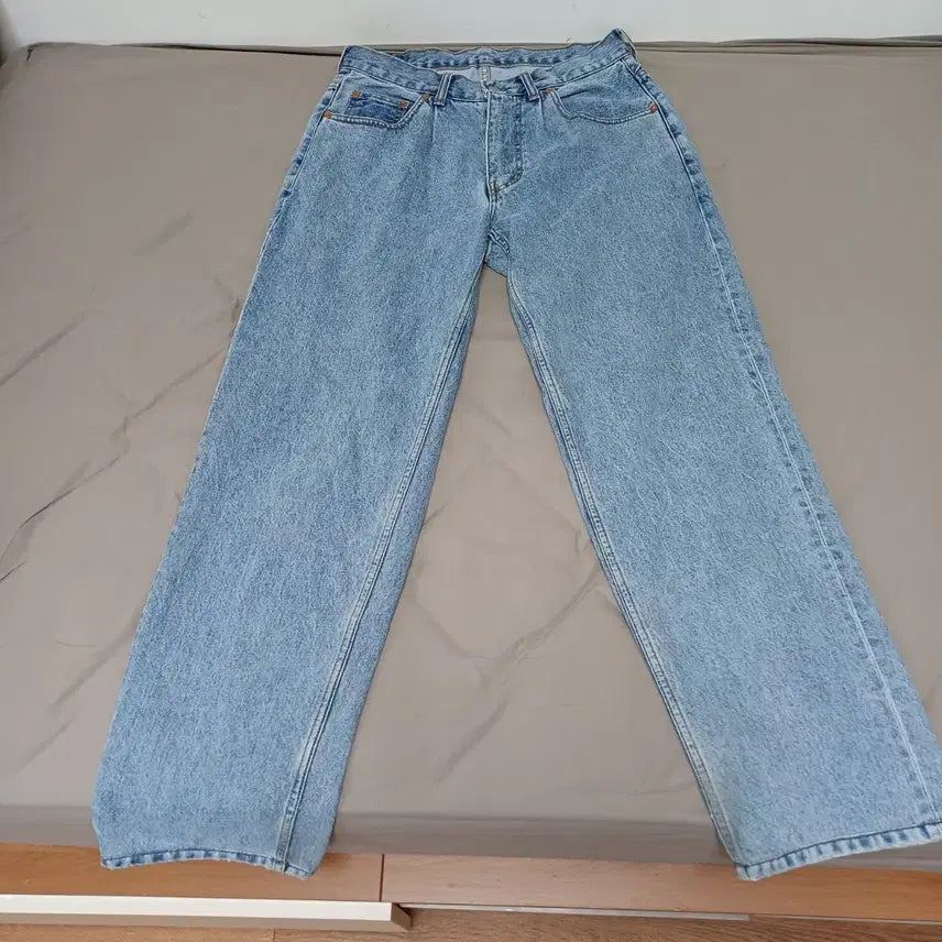 [BUNJANG] Demi 023 Californian Wide Denim Pants (Size 30) / 데밀 023 캘리포니안와이드 데님팬츠 30
