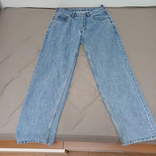 [BUNJANG] Demi 023 Californian Wide Denim Pants (Size 30) / 데밀 023 캘리포니안와이드 데님팬츠 30