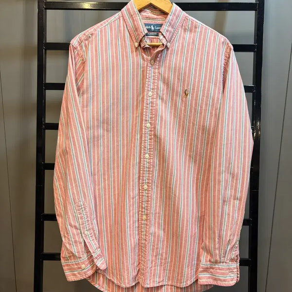 [BUNJANG] Polo Ralph Lauren Classic Fit Striped Oxford Shirt / [M] 폴로 클래식핏 스트라이프 옥스포드 셔츠 빈티지 남방 4.5