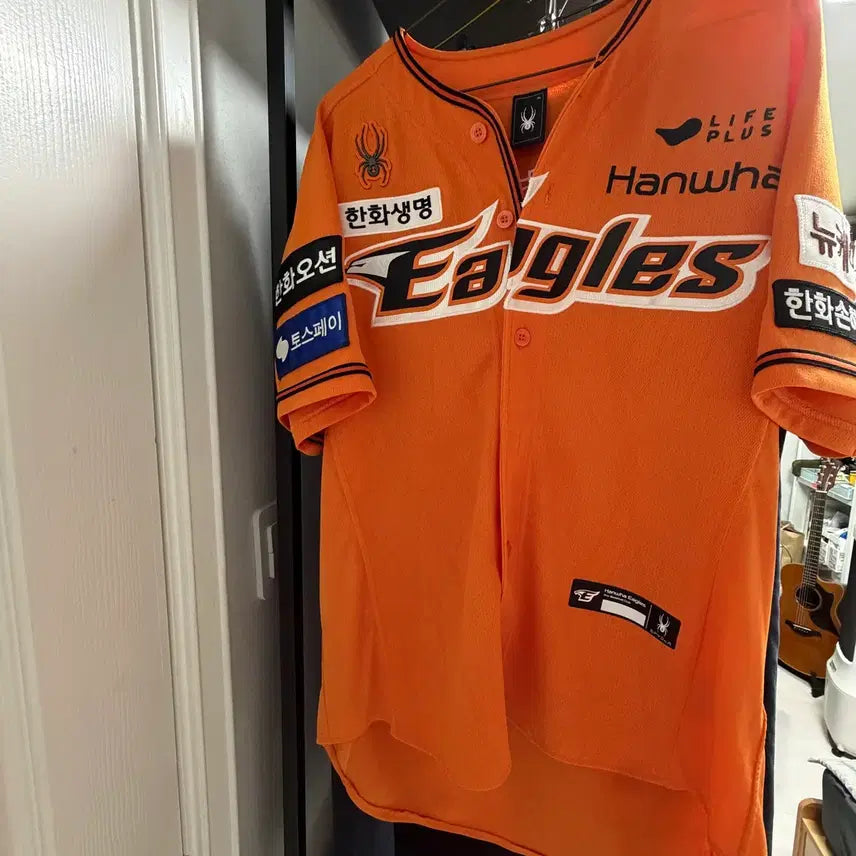 [BUNJANG] Hanwha Eagles Ryu Hyun-jin 2024 Authentic Orange Jersey XL / 24년 한화 오렌지 어센틱 류현진 유니폼 xl