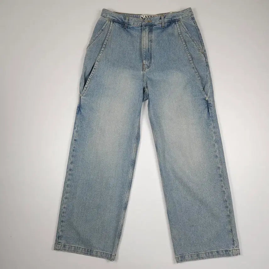 [BUNJANG] Sette Light Wash Wide Denim Pants [L] / 세터 연청 와이드 데님팬츠 [L]