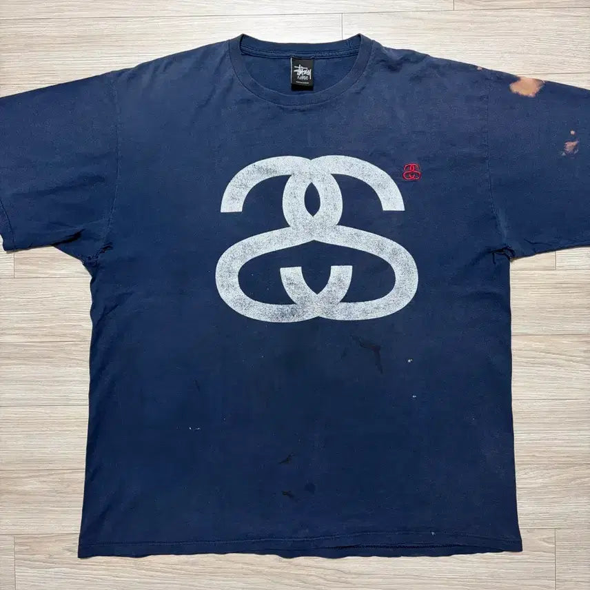 [BUNJANG] Vintage Stussy Double Stitch Short Sleeve T-Shirt XL / 빈티지 스투시 반팔 티셔츠 XL