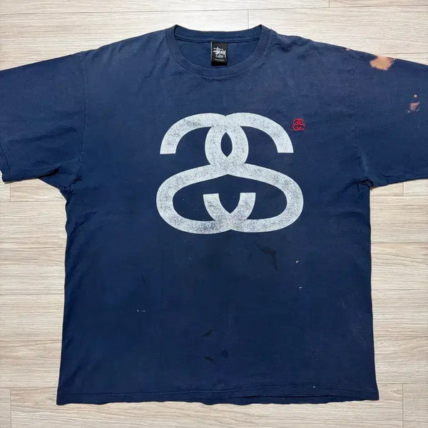 [BUNJANG] Vintage Stussy Double Stitch Short Sleeve T-Shirt XL / 빈티지 스투시 반팔 티셔츠 XL