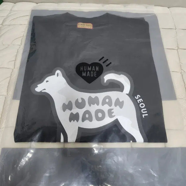 [BUNJANG] Human Made Black Seoul Jindo Dog Graphic T-Shirt (Size S) / [미착용&새제품/무료배송] 휴먼메이드 블랙 서울 진돗개 반팔 티셔츠 S
