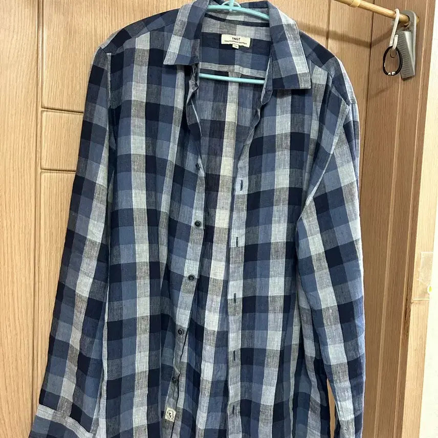 [BUNJANG] TNGT Checked Shirt Size 100 / TNGT 체크셔츠 100