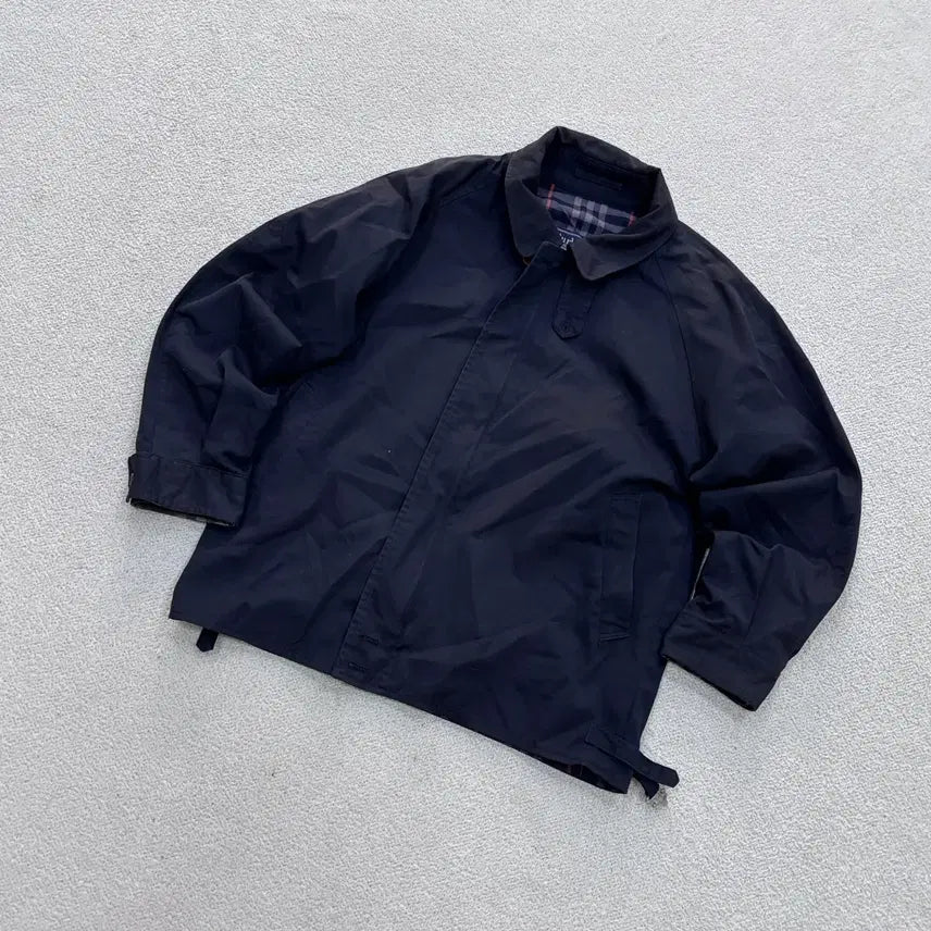 [BUNJANG] Vintage Men's Blouson Jacket with Nova Check Lining / 실측확인 빈티지 남성 노바 체크 안감 블루종 자켓 0622E2