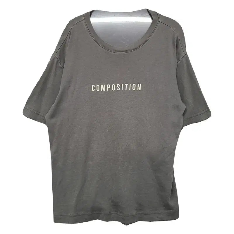 [BUNJANG] 8seconds Printed Grey T-Shirt M / 에잇세컨즈 프린팅 그레이 반팔티 M