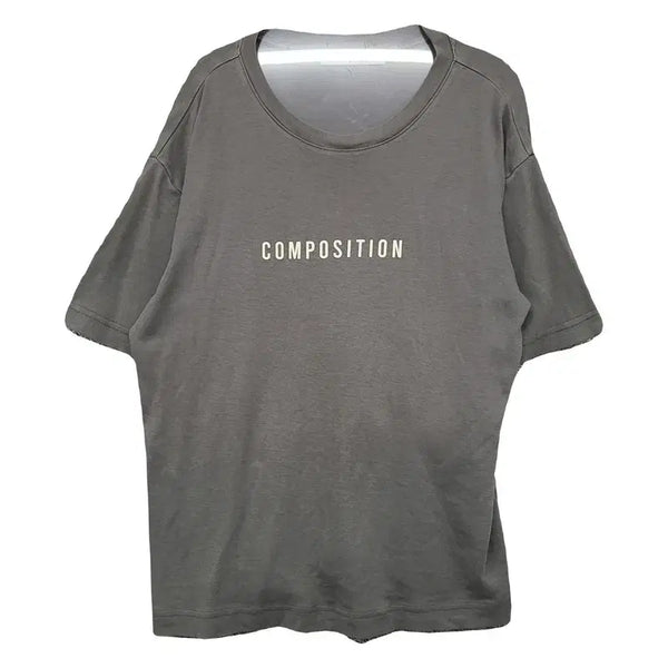 [BUNJANG] 8seconds Printed Grey T-Shirt M / 에잇세컨즈 프린팅 그레이 반팔티 M
