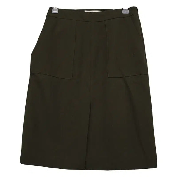 [BUNJANG] NINE Khaki Skirt (Size S) / 나인 카키 스커트 S