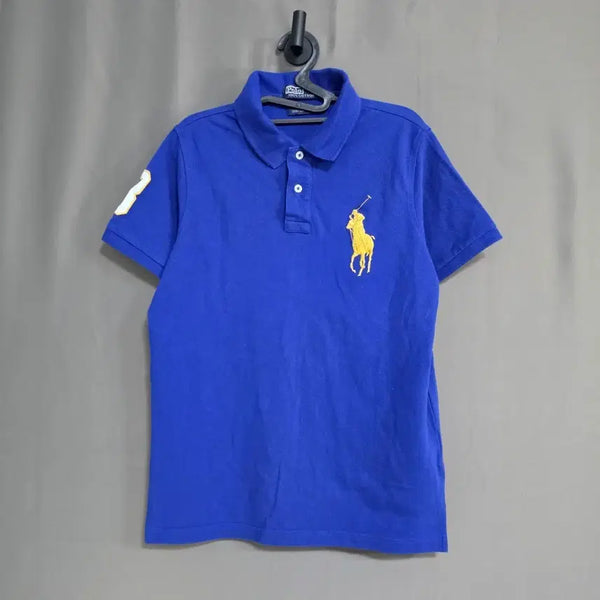 [BUNJANG] Polo Ralph Lauren Big Pony Tipped Collar T-shirt / 폴로 빅포니 반팔 카라티