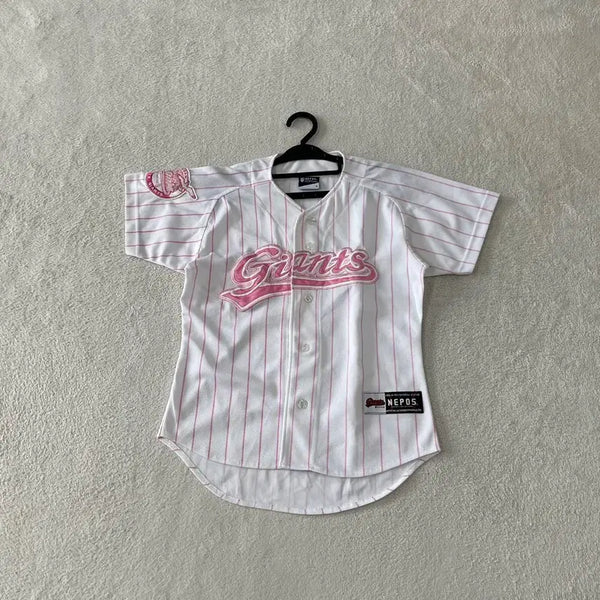 [BUNJANG] Lotte Giants 11 Pink No-Marking Baseball Jersey / 11 롯데자이언츠 핑크 노마킹 유니폼