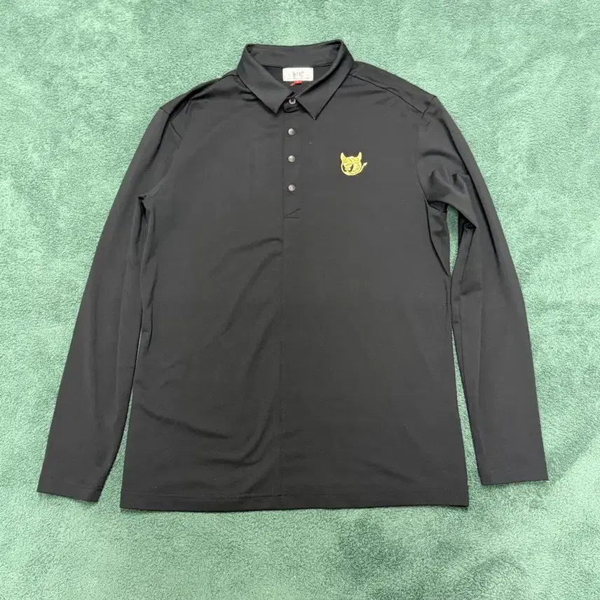 [BUNJANG] WAAC Black Long-Sleeve Golf Wear (Size 100) / WAAC 블랙 긴팔 골프웨어 (100)