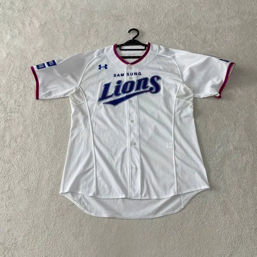 [BUNJANG] Samsung Lions Under Armour Player-Issued Authentic Baseball Jersey XXL / 삼성라이온즈 언더아머 선수지급용 유니폼 110