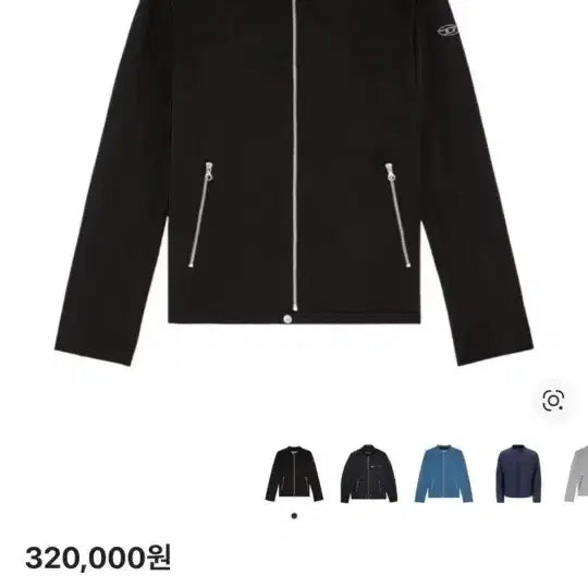 [BUNJANG] Diesel J-Glory-NWS Jacket Black XL / 디젤 J-글로리-NWS 자켓 블랙 XL
