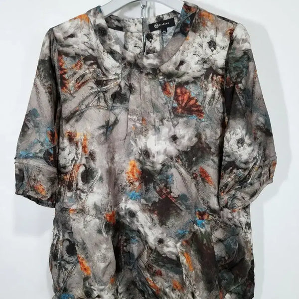 [BUNJANG] 100% Rayon Short Sleeve Jacket (Size 88) / 인견 ( 100%)반팔 자켓88