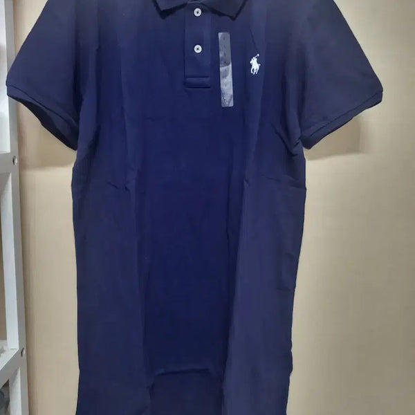 [BUNJANG] Polo Ralph Lauren Navy Polo Dress Size L / (새상품) 폴로 랄프로렌 네이비 카라티 원피스 L